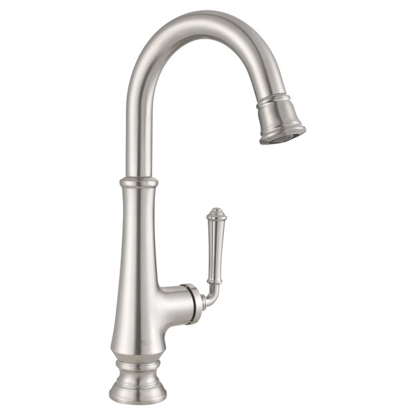 Delancey 1-Handle Pull-Down Bar Faucet, Stainless Steel